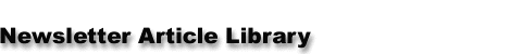 Newsletter Article Library