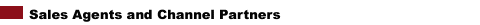 Sales Agents and Channel Partners
